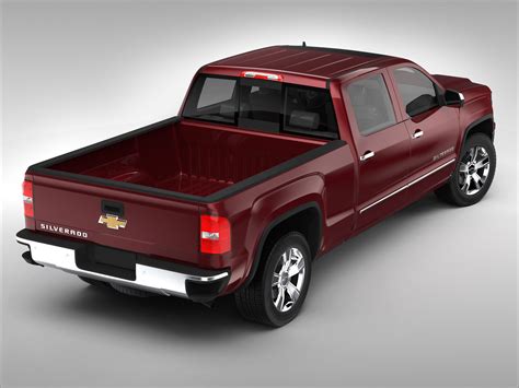 Chevrolet Silverado 2014 3D Model MAX OBJ 3DS FBX | CGTrader.com