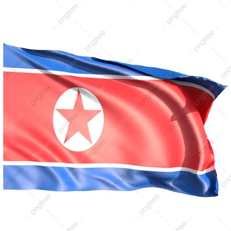 North Korea Flag Waving, North Korea Flag Waving Transparent, North Korea Flag, North Korea Flag ...