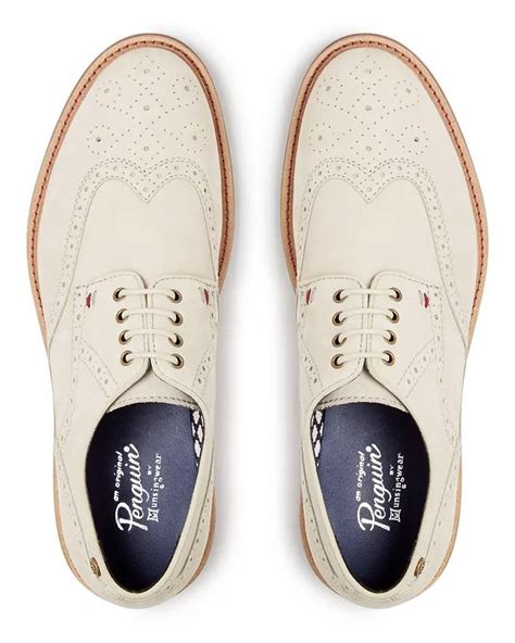 Original Penguin Men's Bart Nubuck Leather Wingtip Oxfords Men ...