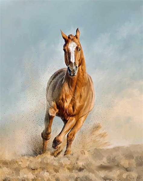 Horse Paintings - A Painted Pet-Custom Pet Paintings