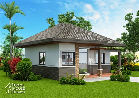 2 Bedroom Small House Plan Design : Small Home Design Plan 5x5.5m With 2 Bedrooms | Bodbocwasuon