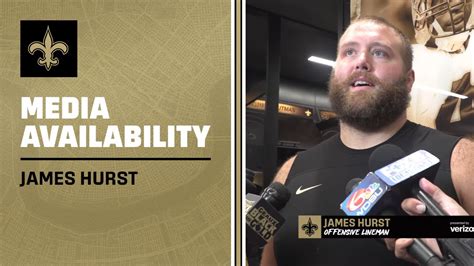 James Hurst on Injury Status "I feel great" | New Orleans Saints - YouTube