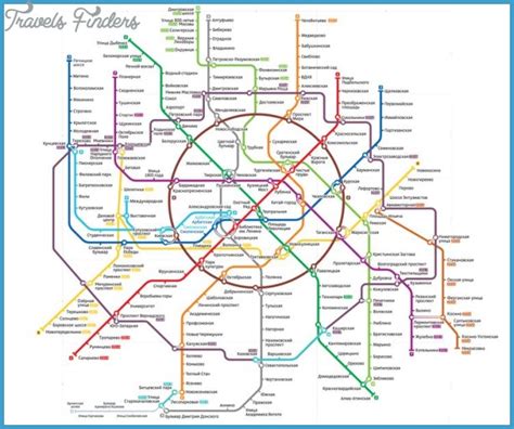 Russia Subway Map - TravelsFinders.Com