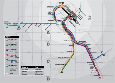 Rtd Denver Light Rail Map - Map Of New Hampshire