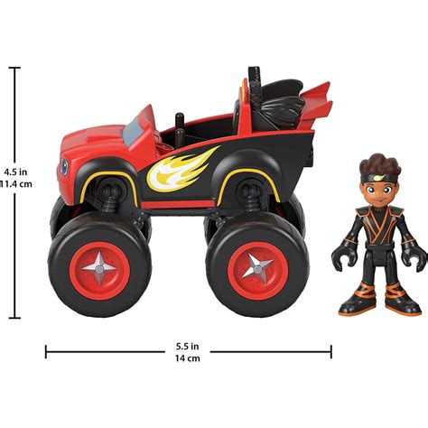 Blaze & The Monster Machines Ninja Blaze & AJ Blaze Figure Vehicle – Maqio