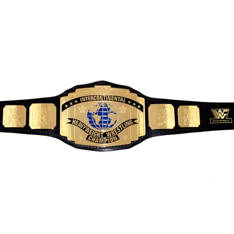 WWE Black Intercontinental Championship Replica Title Belt