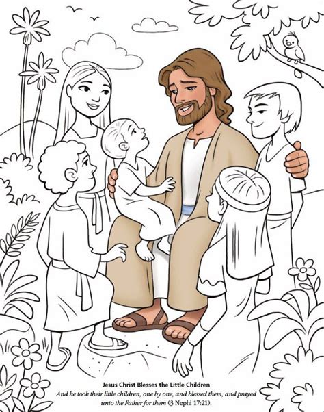 21+ Lds Coloring Pages Jesus Pics