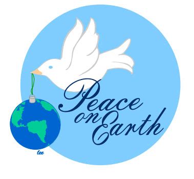 Clip Art Peace Dove with Earth