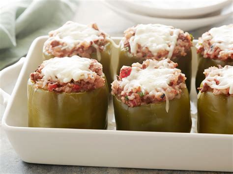 Stuffed Green Peppers | Recipes, Food network recipes, Stuffed peppers