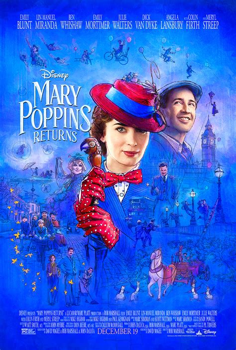 'Mary Poppins Returns' Trailer and Poster Reveal Hand-Drawn Animation ...