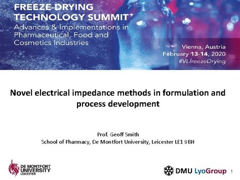 Novel electrical impedance methods in formulation and process