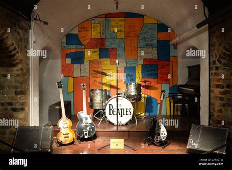 Reconstruction of the Cavern Club in Liverpool where the Beatles played ...