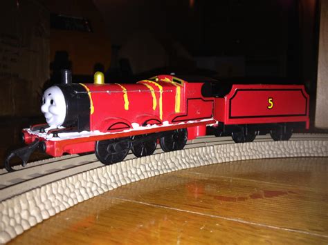 TOMY/Trackmaster Homemade James the Red Engine by SwindonSudrian on ...