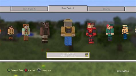 Skin Pack 6 Minecraft Xbox One Edition - YouTube