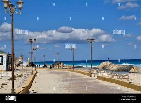 view of Cleopatra Beach in marsa matrouh egypt Stock Photo - Alamy