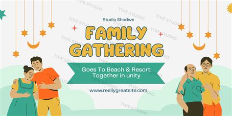 banner family gathering in 2024 | Family gathering, Banner, Family illustration