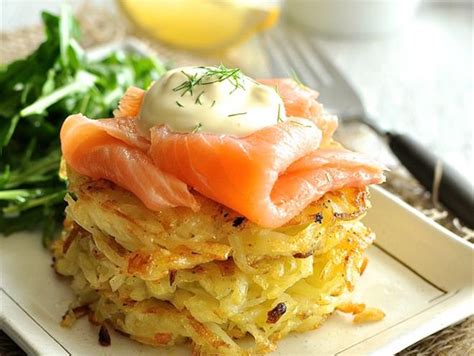 Smoked Salmon Potato Rosti Stack · Australian Kitchen