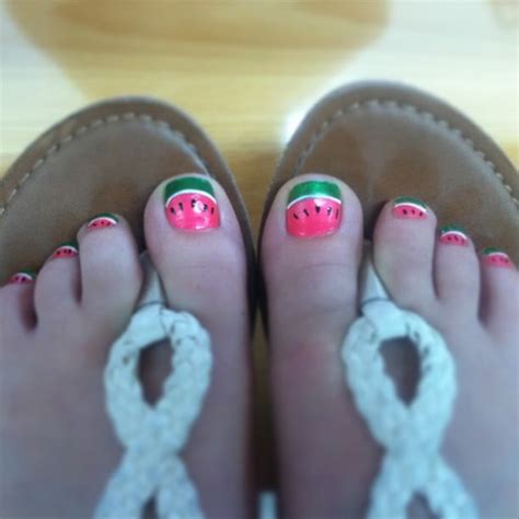 Watermelon Nail Art | POPSUGAR Beauty