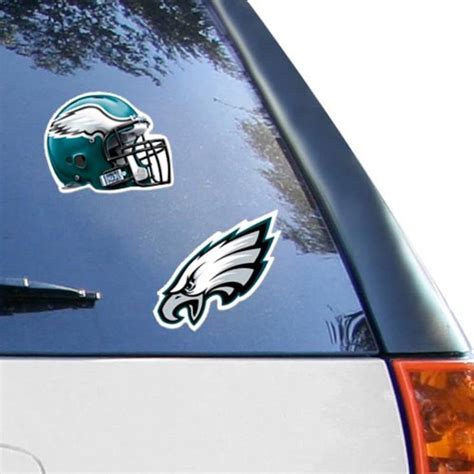 Philadelphia Eagles 2-Pack 4'' x 4'' Die-Cut Decals