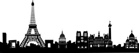 Paris Silhouette Vector at Vectorified.com | Collection of Paris Silhouette Vector free for ...