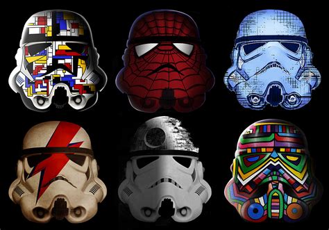 Buy Stormtrooper Helmet Star Wars Canvas Wall Art Set Australia