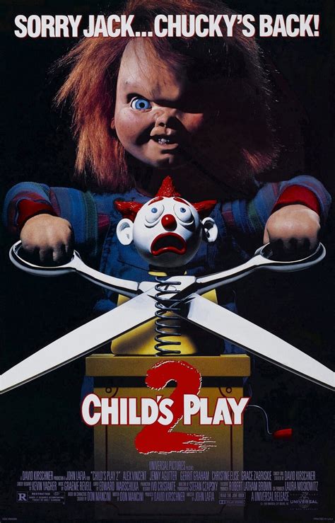 CHILD'S PLAY 2 (1990) Movie Poster Horror Chucky | eBay