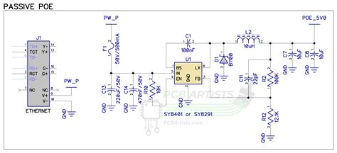 ESP32 Passive PoE (Power over Ethernet) design - PCB Artists