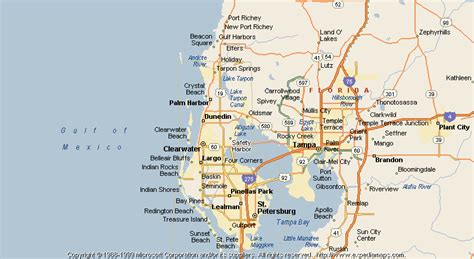 Map of Safety Harbor