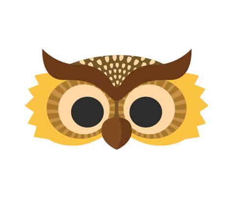 Owl Mask Template Printable