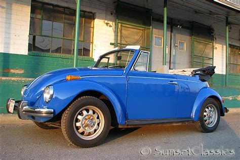 Free Images Online: blue volkswagen beetle convertible