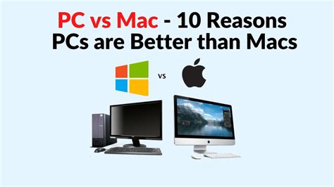 PC vs Mac: 10 Reasons PCs are Better than Macs - YouTube