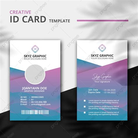 Creative Id Card Template Template Download on Pngtree