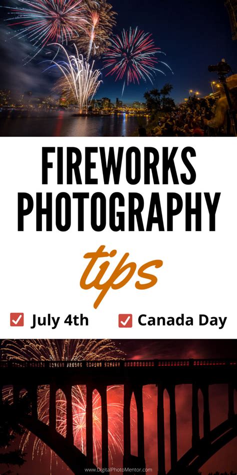 Fireworks Photography Tips for the Fourth of July or Canada Day