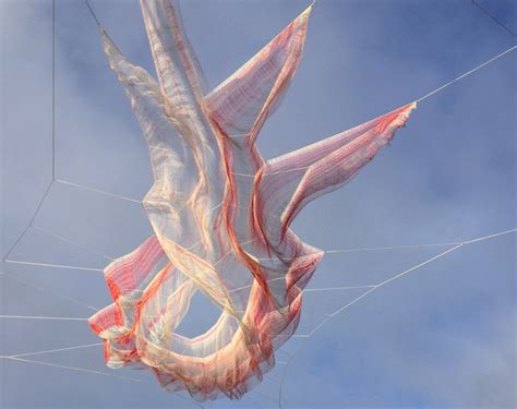 Janet Echelman's Colorful aerial sculpture represents data from Japan's devastating 2011 tsunami ...