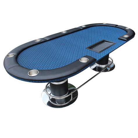 96" Poker Table for Detachable Armrest Chip Tray Jumbo Cup Holders Speed Cloth Stainless ...