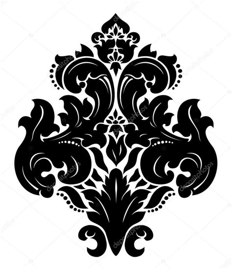 Vector. Seamless damask pattern — Stock Vector © gromaler #13280676