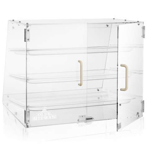 3-Tier Commercial Acrylic Bakery Display Case, Pastry Donuts Desserts ...