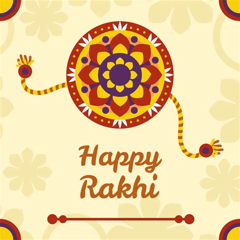 Happy Rakhi Design Vector 227923 Vector Art at Vecteezy