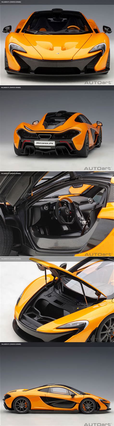 [McLAREN P1 PAPAYA SPARK(AUTO ART) 멕라렌 P1 파파야 스파크 오토아트 컬렉션]