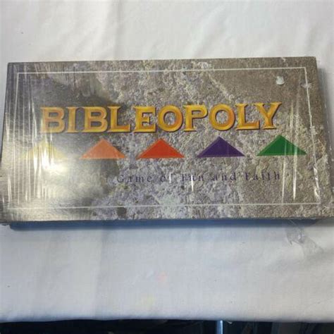 BIBLEOPOLY A Holy Bible themed Monopoly Board Game Homeschool Complete ...