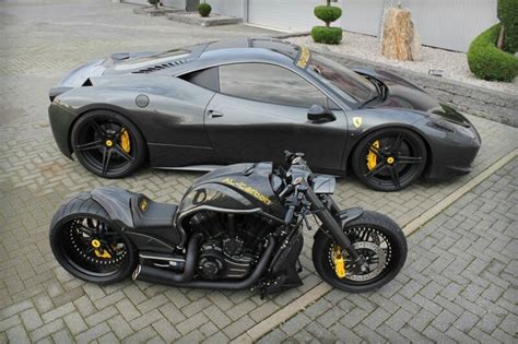 Nightrod & ferrari | Harley davidson v rod, Motorcycle, Harley bikes