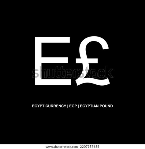 Egypt Currency Symbol Egyptian Pound Icon Stock Vector (Royalty Free ...