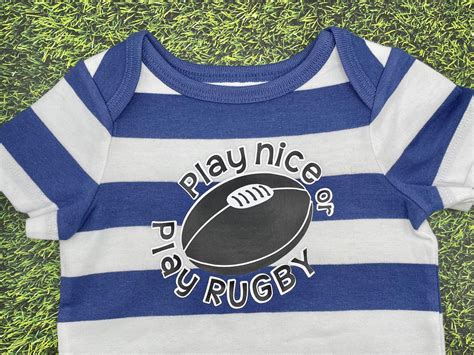 Kids Rugby Shirt Baby Rugby Bodysuit Play Nice or Play - Etsy