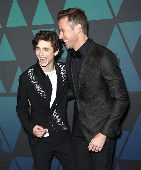 Timothée Chalamet and Armie Hammer | Celebrities at 2018 Governors ...