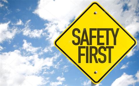 Safety First sign Stock Photo by ©gustavofrazao 85670164