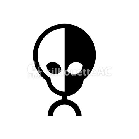 Alien Silhouette at GetDrawings | Free download