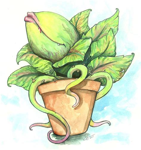 Little Shop Of Horrors Plant Drawing - Drawing.rjuuc.edu.np