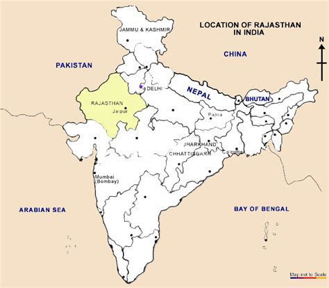 Rajasthan Maps, Road Map of Rajasthan, Travel Map of Rajasthan