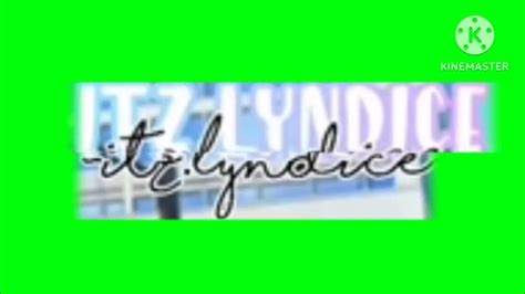 Animated Itz Lyndice Logo Green Screen - YouTube