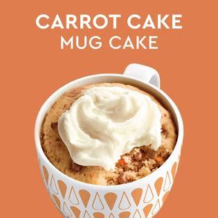 Duncan Hines Mug Cakes Carrot Cake Mix with Cream Cheese Frosting, 12.9 OZ